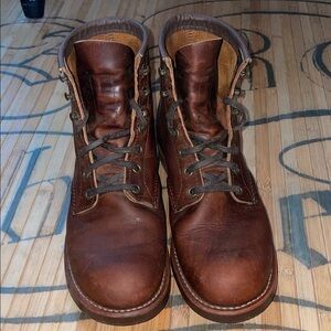 Men's Red Wing Brown Leather Boots